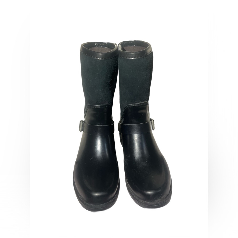 UGG Sivada Suede Black Waterproof/ Rainboots Shearling Boots